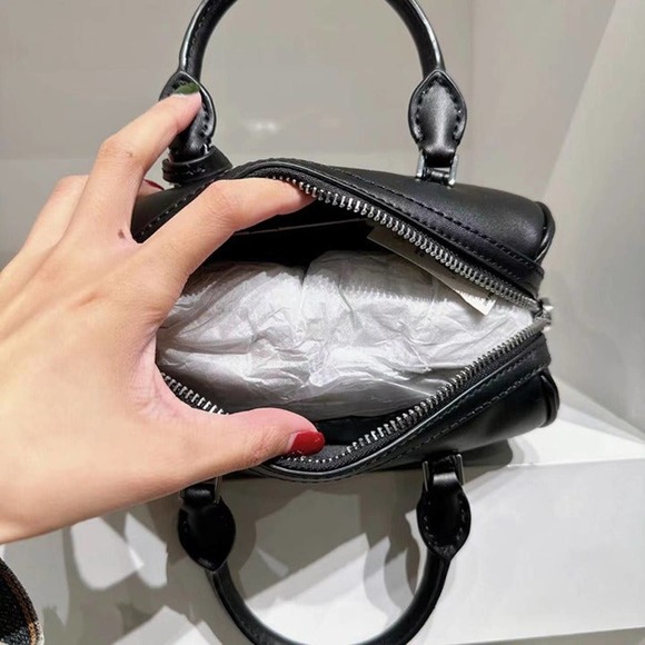 Michael Kors 35S2STFC0B Travel XS Duffle Crossbody Bag in Signature Black - Picture 5 of 6